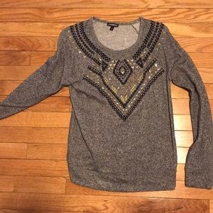 Express studded sweater